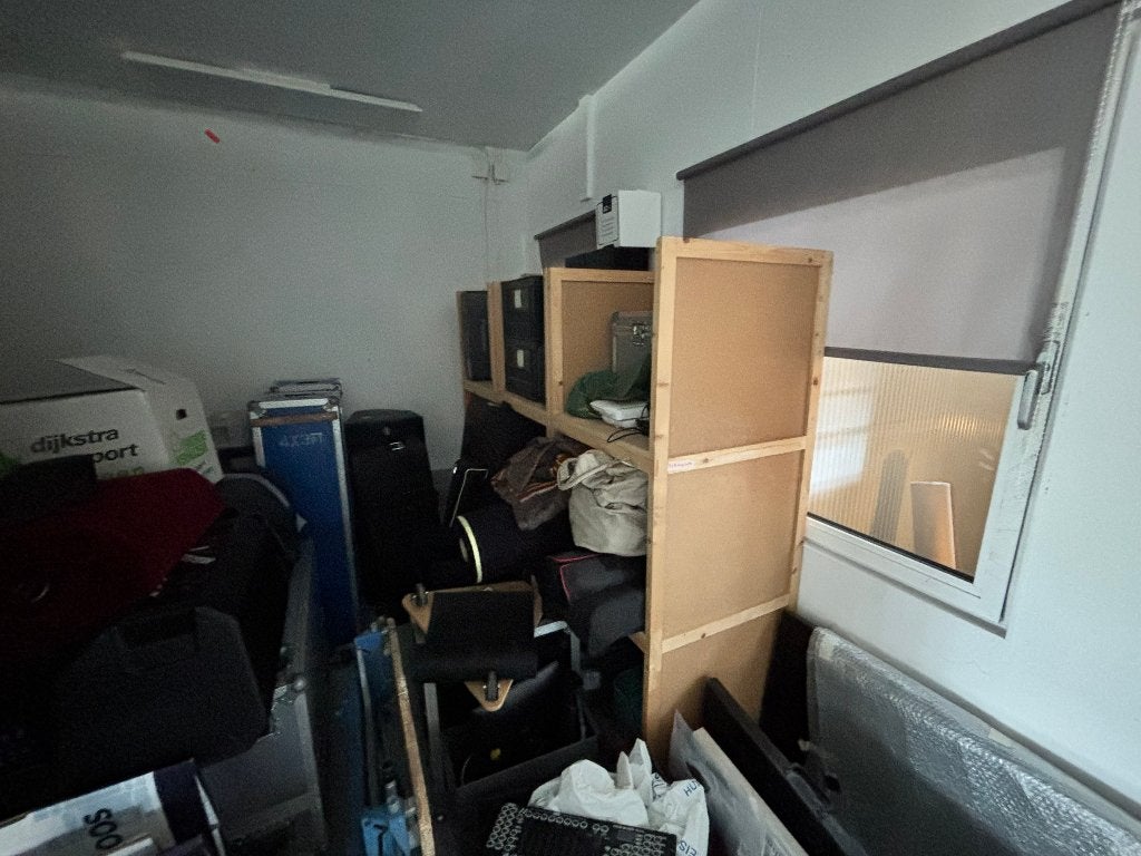 Grote houten opbergkast / techniekkast maatwerk, Ophalen, Gebruikt