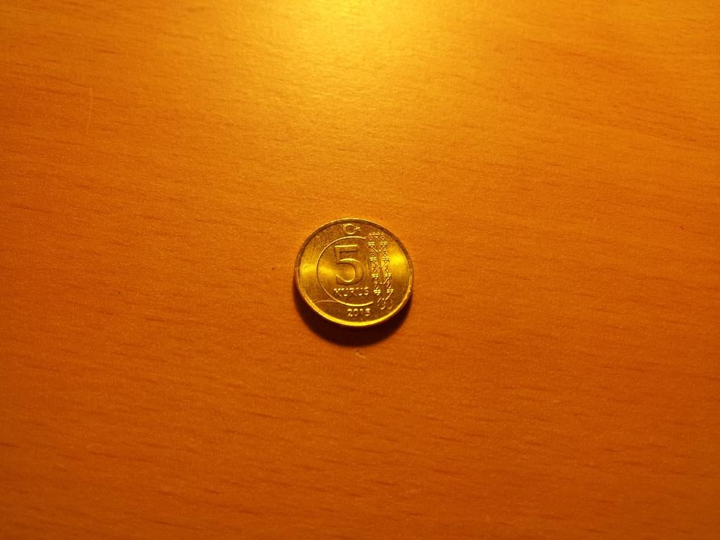 2 Turkse muntjes, Verzenden, Overige landen, Losse munt
