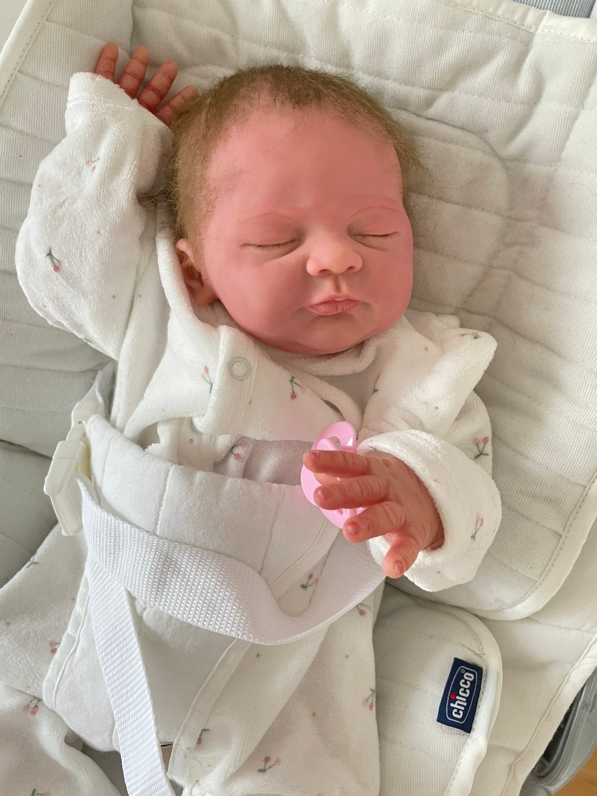 Reborn baby ilenia van elisa Marx origineel, Ophalen of Verzenden, Nieuw, Pop