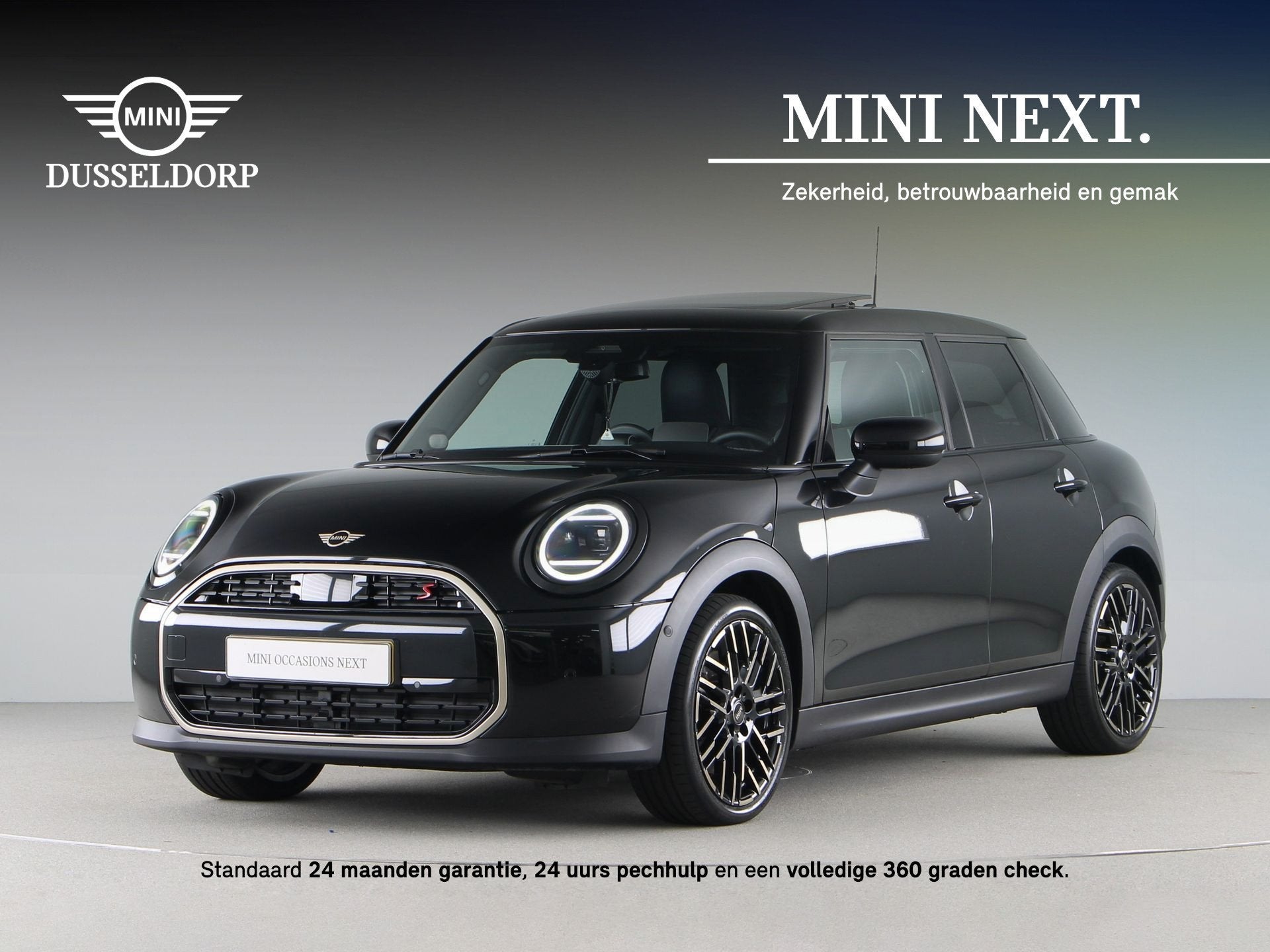 MINI 5-deurs Cooper S Favoured Pakket M (bj 2025, automaat), Gebruikt, Euro 6, 4 cilinders, Met garantie (alle)