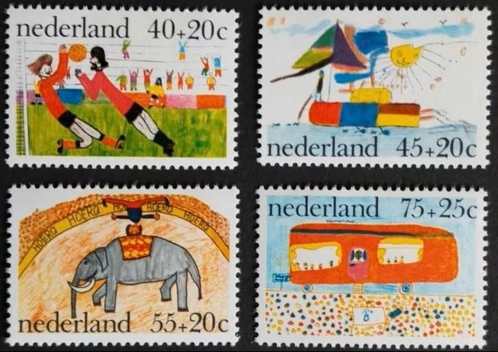 Nederland 1976 - nvph 11103-1106 - Kinderzegels, Ophalen of Verzenden, Na 1940, Postfris