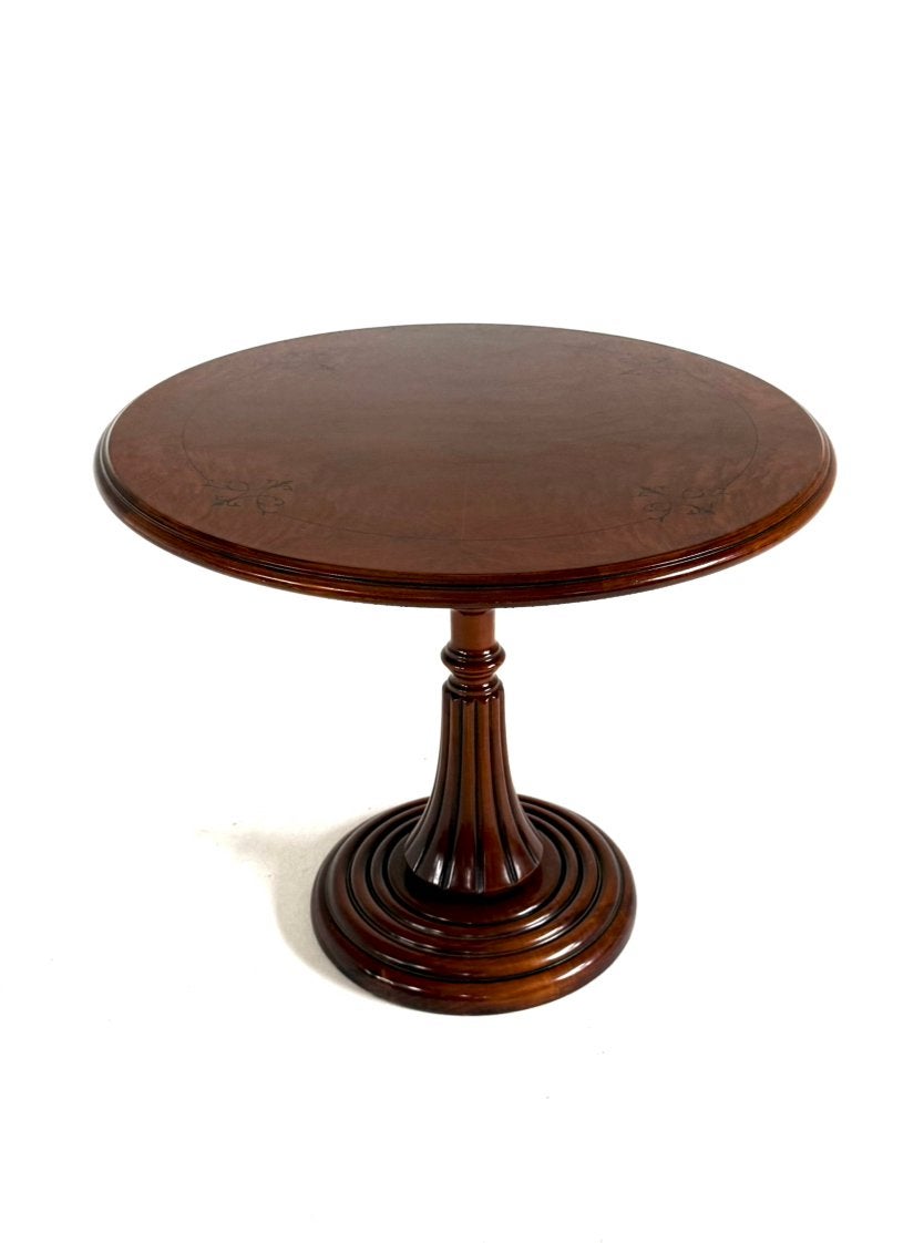 Vintage wortelnoten wijntafel ‘60