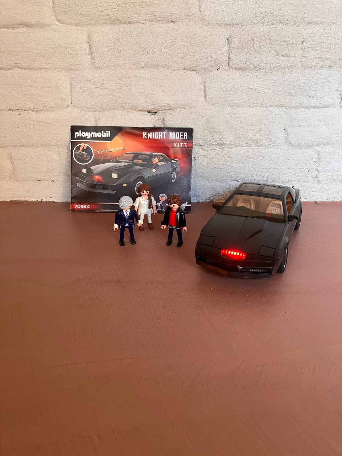 Playmobil Knight Rider K.I.T.T. met figuren en doos, Ophalen of Verzenden, Zo goed als nieuw