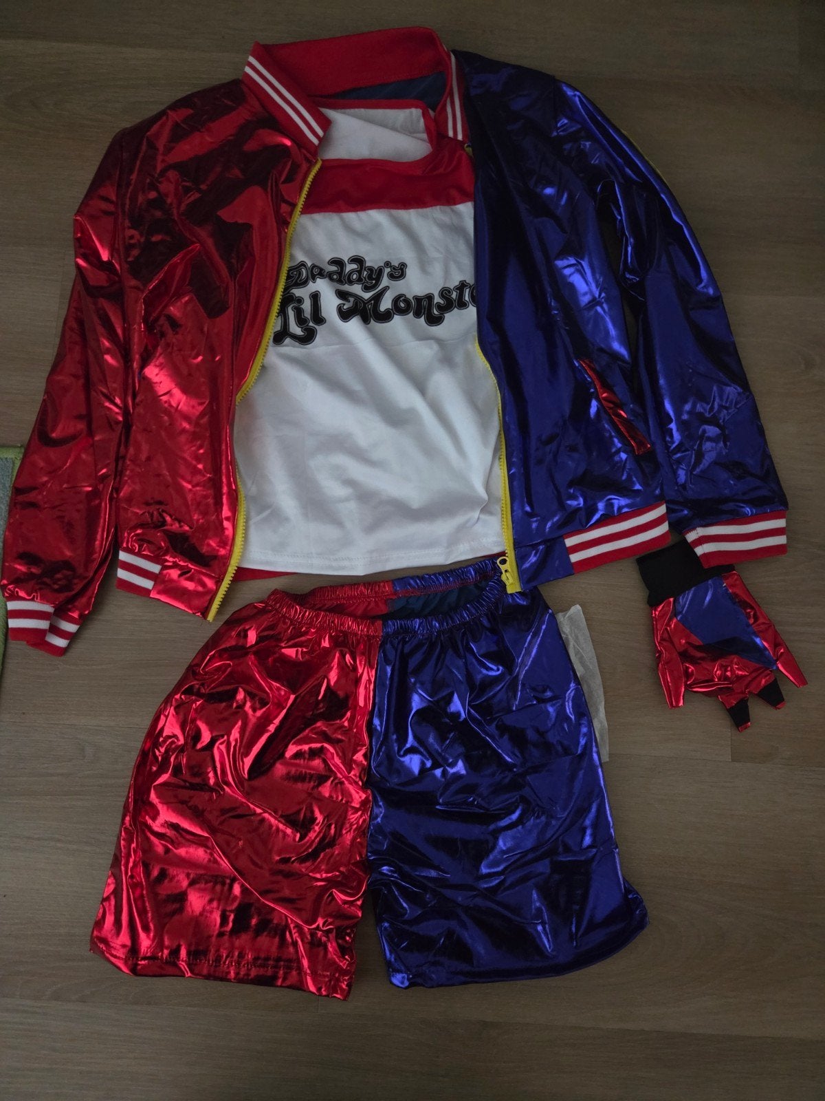 Harley Quinn Kostuum Compleet Cosplay, Ophalen of Verzenden, Nieuw