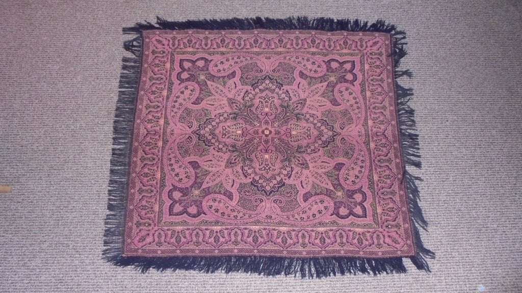 worteldoek kleed 80x90cm, Antiek en Kunst, Antiek | Kleden en Textiel, Ophalen of Verzenden