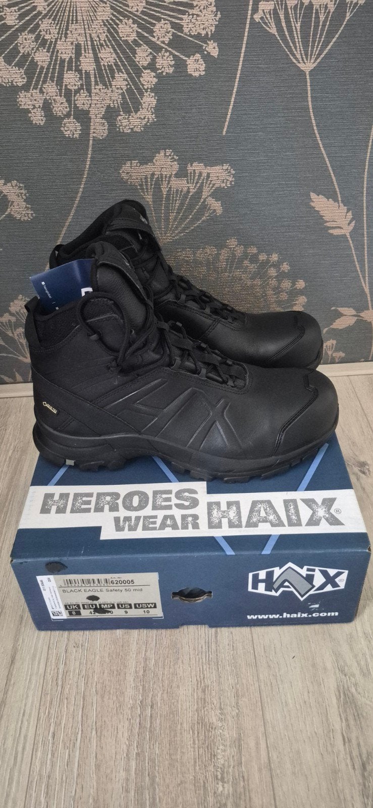 HAIX Black Eagle Safety 50 Mid werkschoenen, maat 42, Kleding | Heren, Ophalen of Verzenden