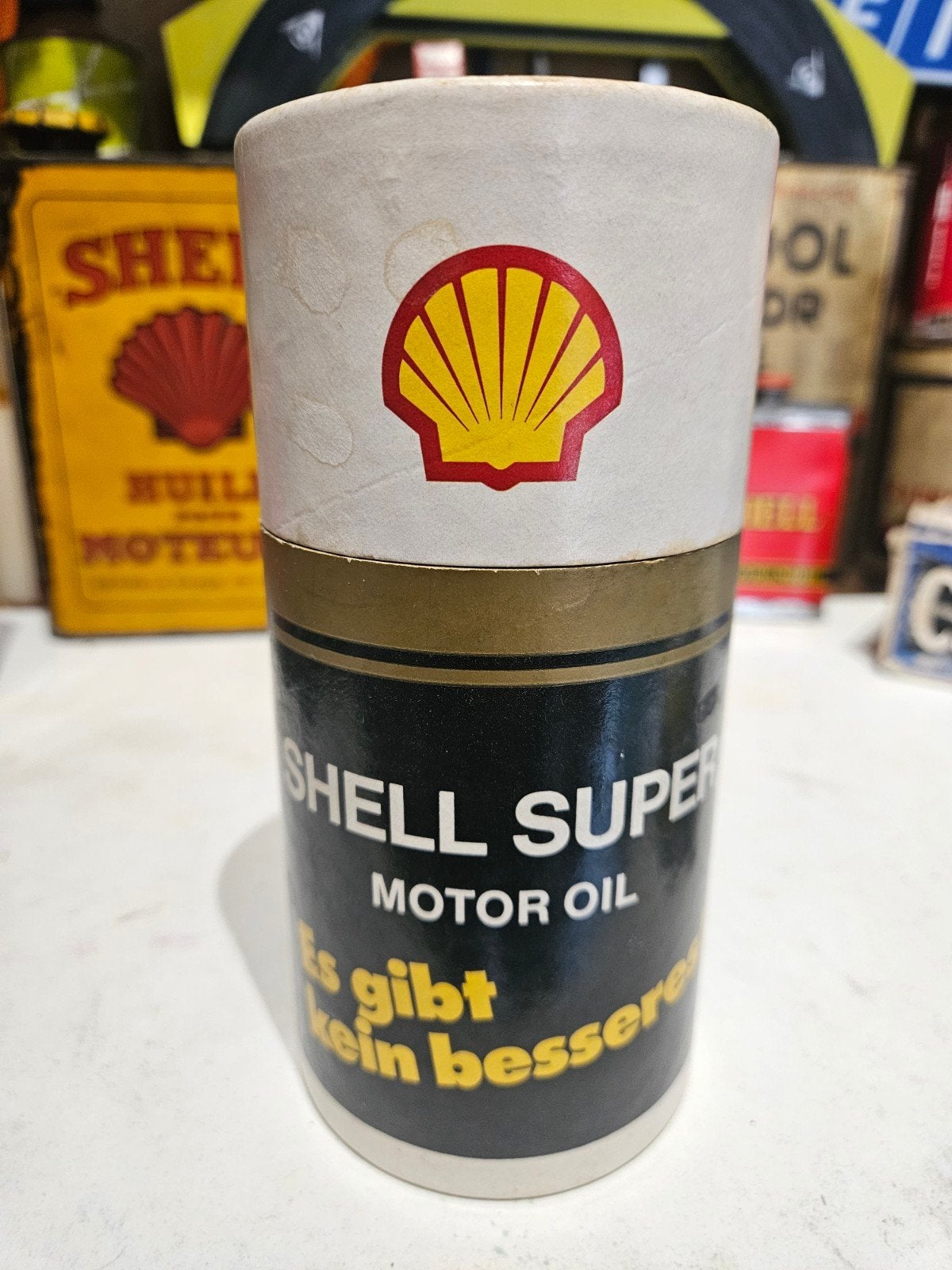 Shell Olieblik Geschenkverpakking Shell super, Ophalen of Verzenden, Gebruikt