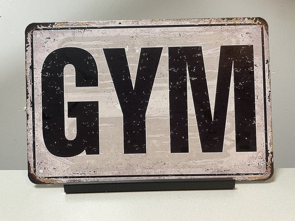GYM metalen wandbord, Www.pand50.nl, Nieuw, Ophalen of Verzenden, Printer 29B Coevorden