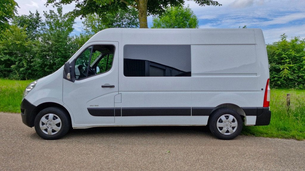 Renault Master T35 2.3 dCi L2H3 Dubbele Cabine 101PK 6-perso, Euro 5, Gebruikt, Zwart, 4 cilinders