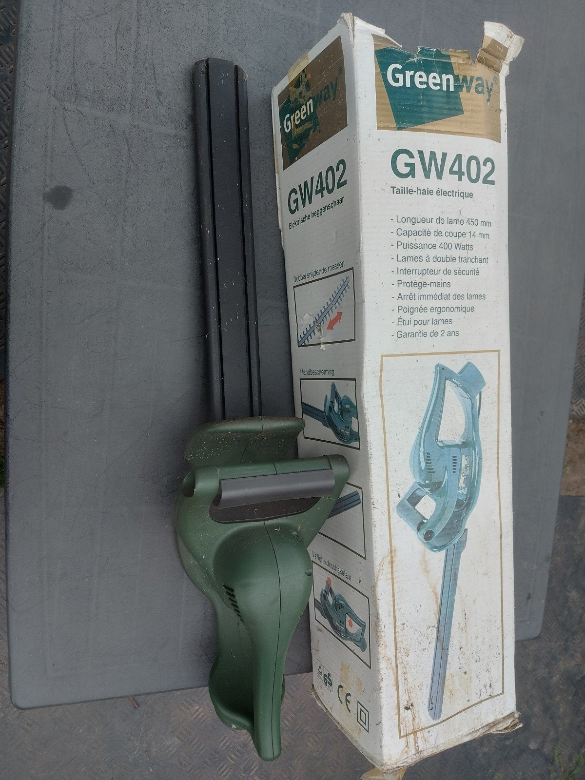Greenway GW402 Elektrische Heggenschaar, Ophalen, Gebruikt, Elektrisch, Greenway