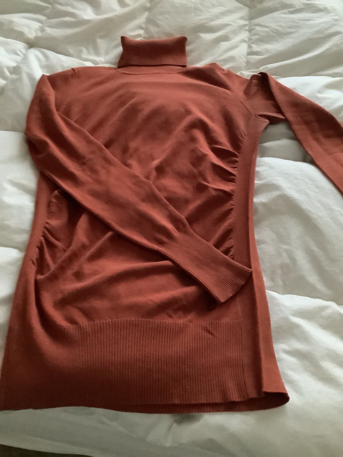 Roestbruine coltrui, Overige kleuren, Trui of Vest, Ophalen of Verzenden, Maat 36 (S)