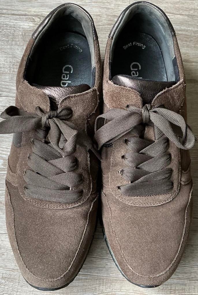 GABOR sneakers maat 39 bruin suede schoenen TOP. 🔹 👞 🔹, Ophalen, Bruin, Sneakers of Gympen, Zo goed als nieuw