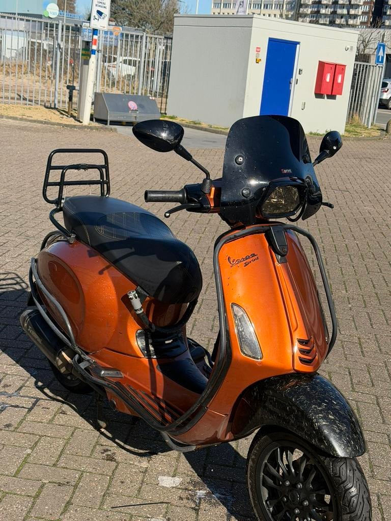 Vespa Sprint Malossi 80CC, Fietsen en Brommers, Scooters | Vespa, Overige modellen, Ophalen of Verzenden, Zo goed als nieuw, Benzine