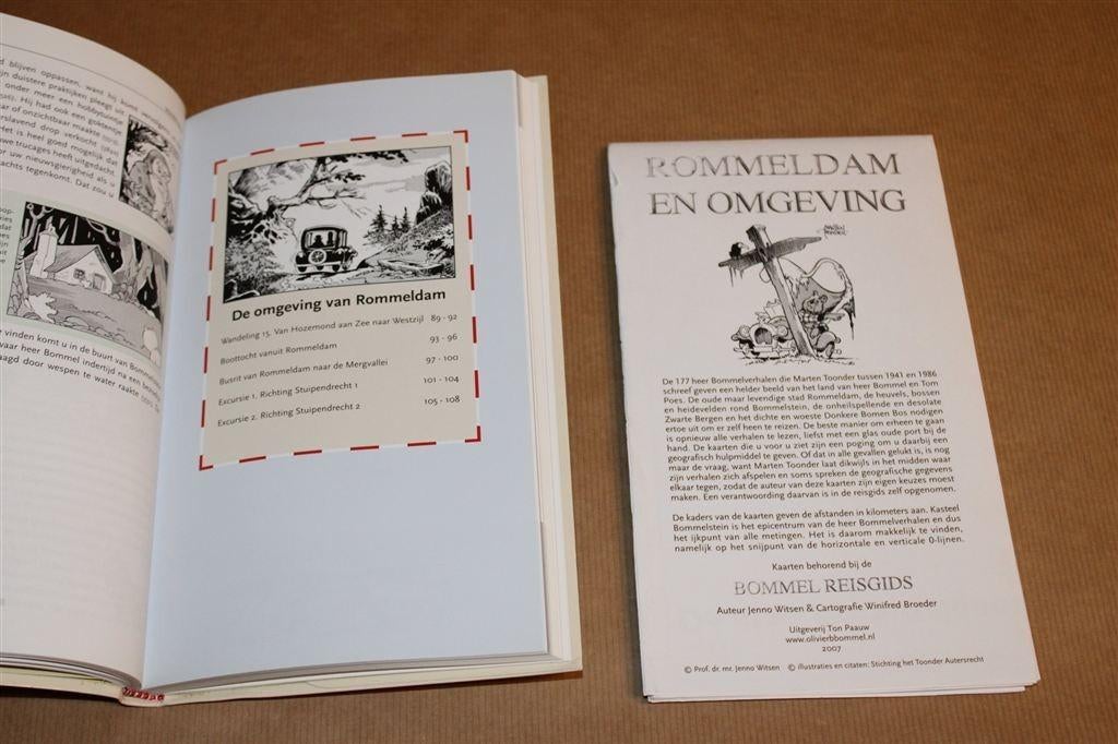 Bommel Reisgids — Compleet met de Originele Landkaart, Boeken, Stripboeken, Eén stripboek, Ophalen of Verzenden, Gelezen