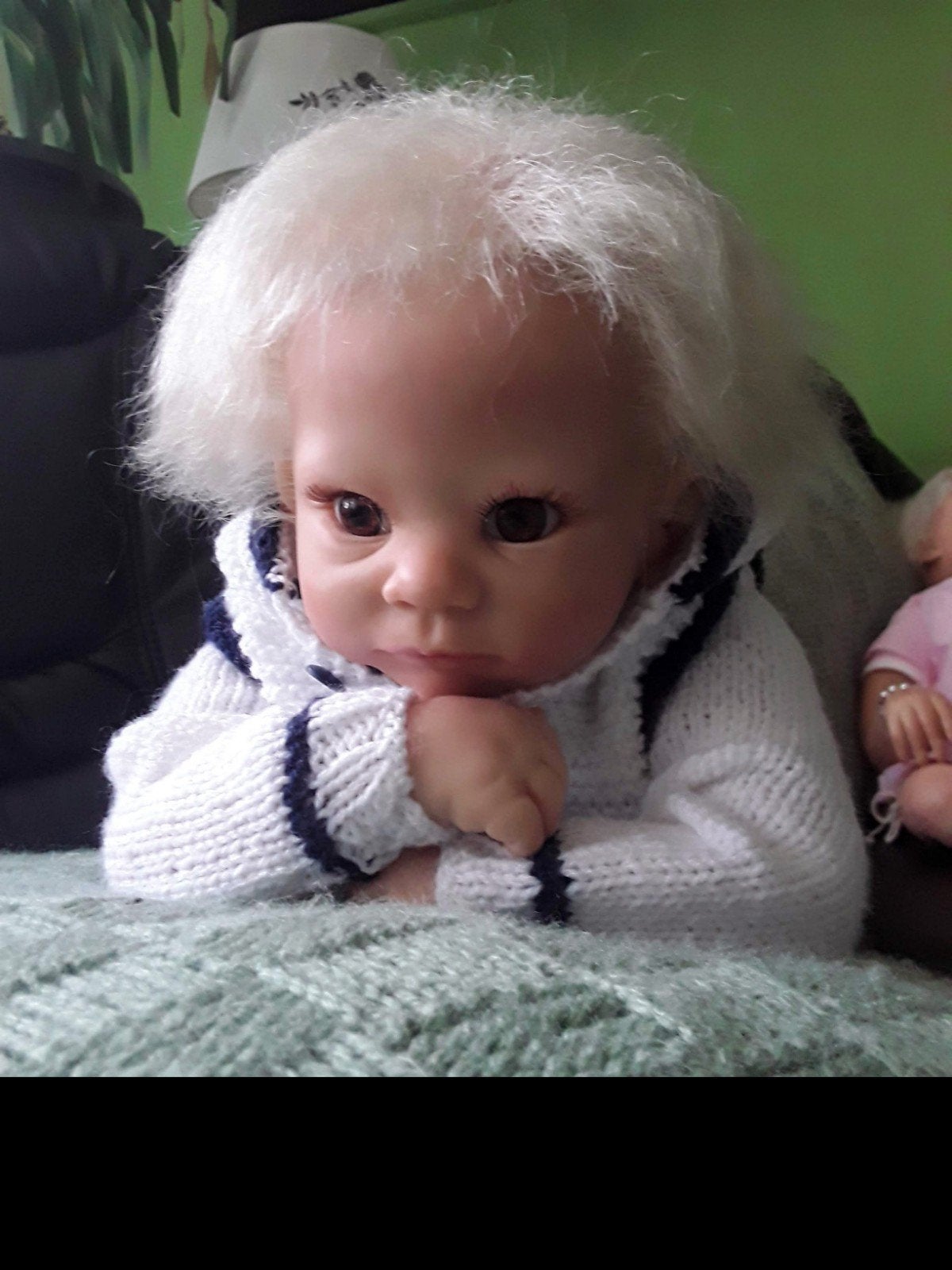 Te koop ryborn babypop, Verzamelen, Poppen, Ophalen, Pop