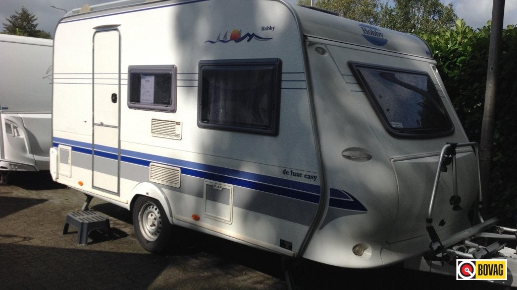 Hobby De luxe Easy 400 SF, Caravans en Kamperen, Hobby, Treinzit, Fietsenrek, 4 tot 5 meter