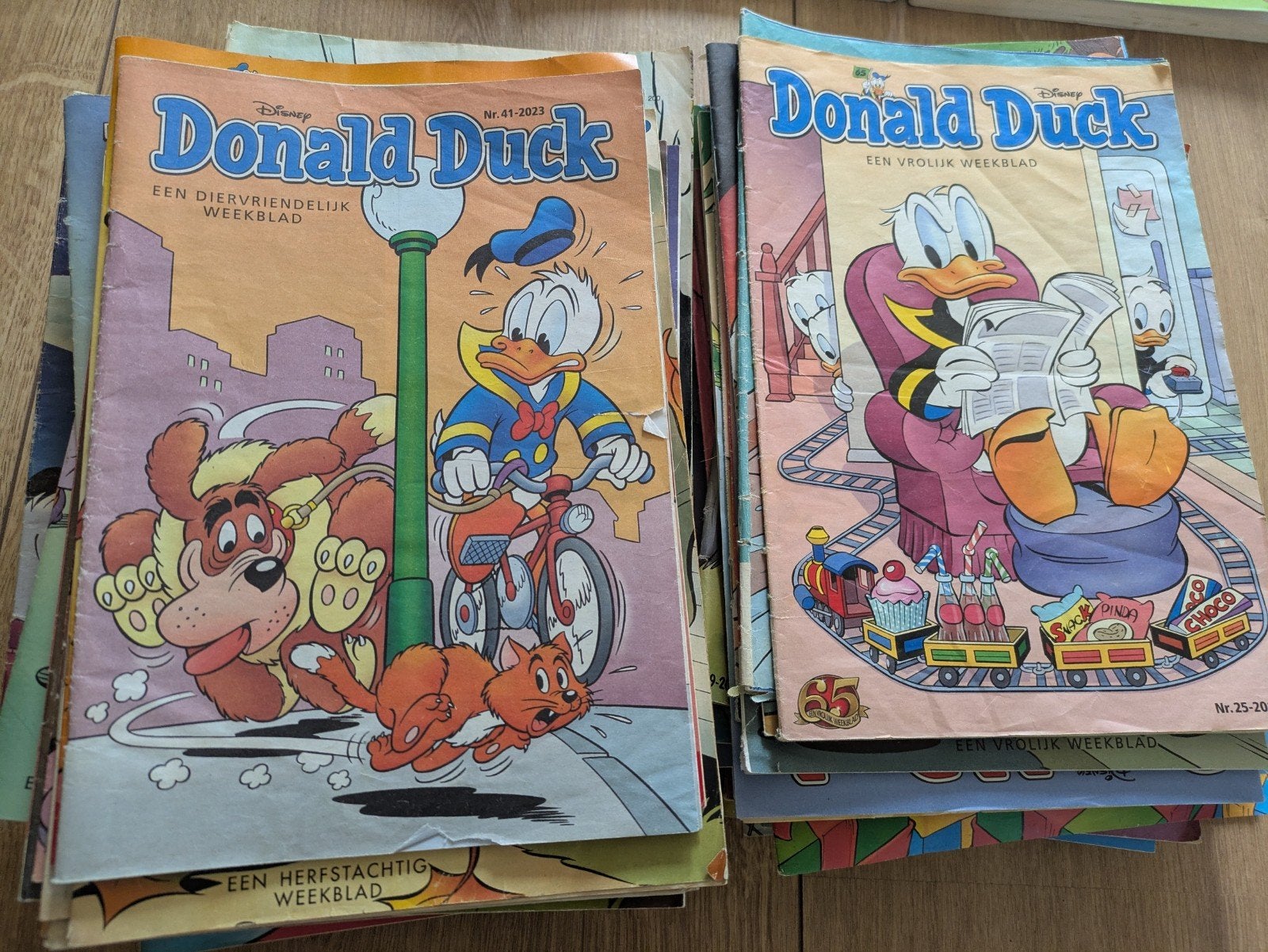 148 Donald Duck tijdschriften - diverse jaargangen, Boeken, Ophalen of Verzenden, Gelezen, Overige typen