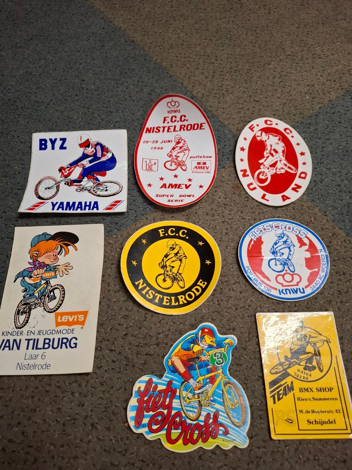 fietscross bmx vintage oldskool, Fietsen en Brommers, Ophalen, Gebruikt, Staal, Minder dan 16 inch