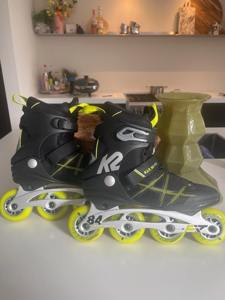 K2 F.I.T. 84 PRO Skates - Maat 42,5 - Zeer nette staat, Sport en Fitness, Skeelers, K2, Heren, Ophalen of Verzenden, Zo goed als nieuw