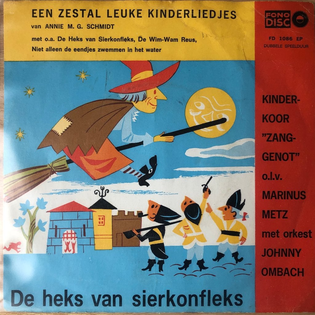 1961 Kinderkoor Zanggeno 6 Leuke Kinderliedjes v Annie MG, Fotohoes, Ophalen of Verzenden, Zo goed als nieuw, Kinderen en Jeugd