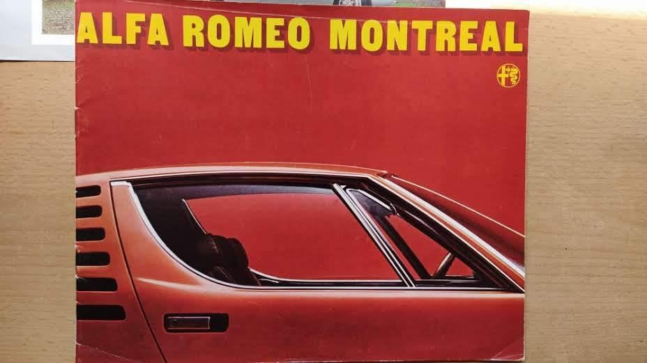 BROCHURE ALFA ROMEO MONTREAL 1973, Ophalen of Verzenden, Gelezen, Alfa Romeo