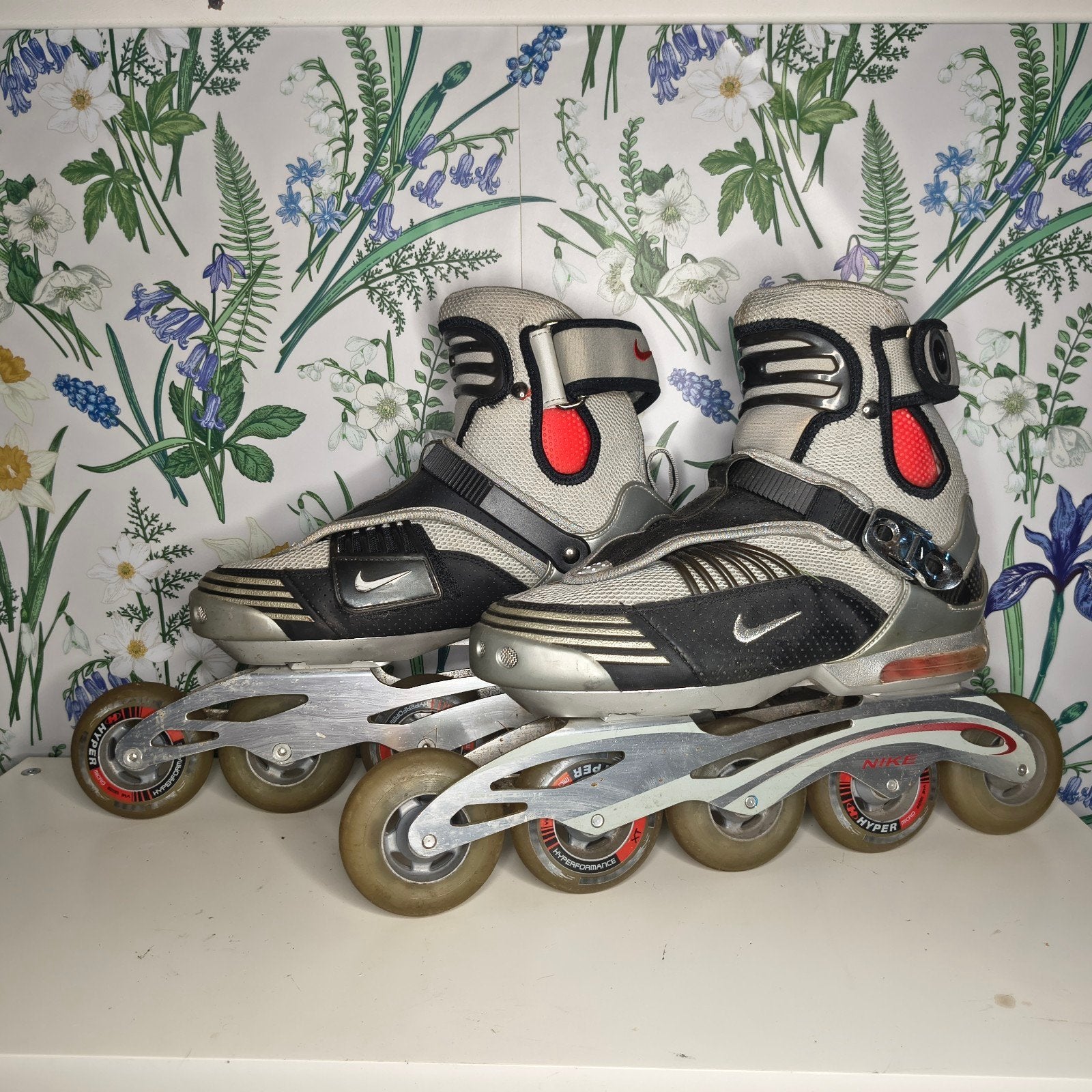 Nike Inline Alu Lite Skates met Hyperformance XT Wielen, Overige merken, Verstelbaar, Inline skates 5 wielen, Dames