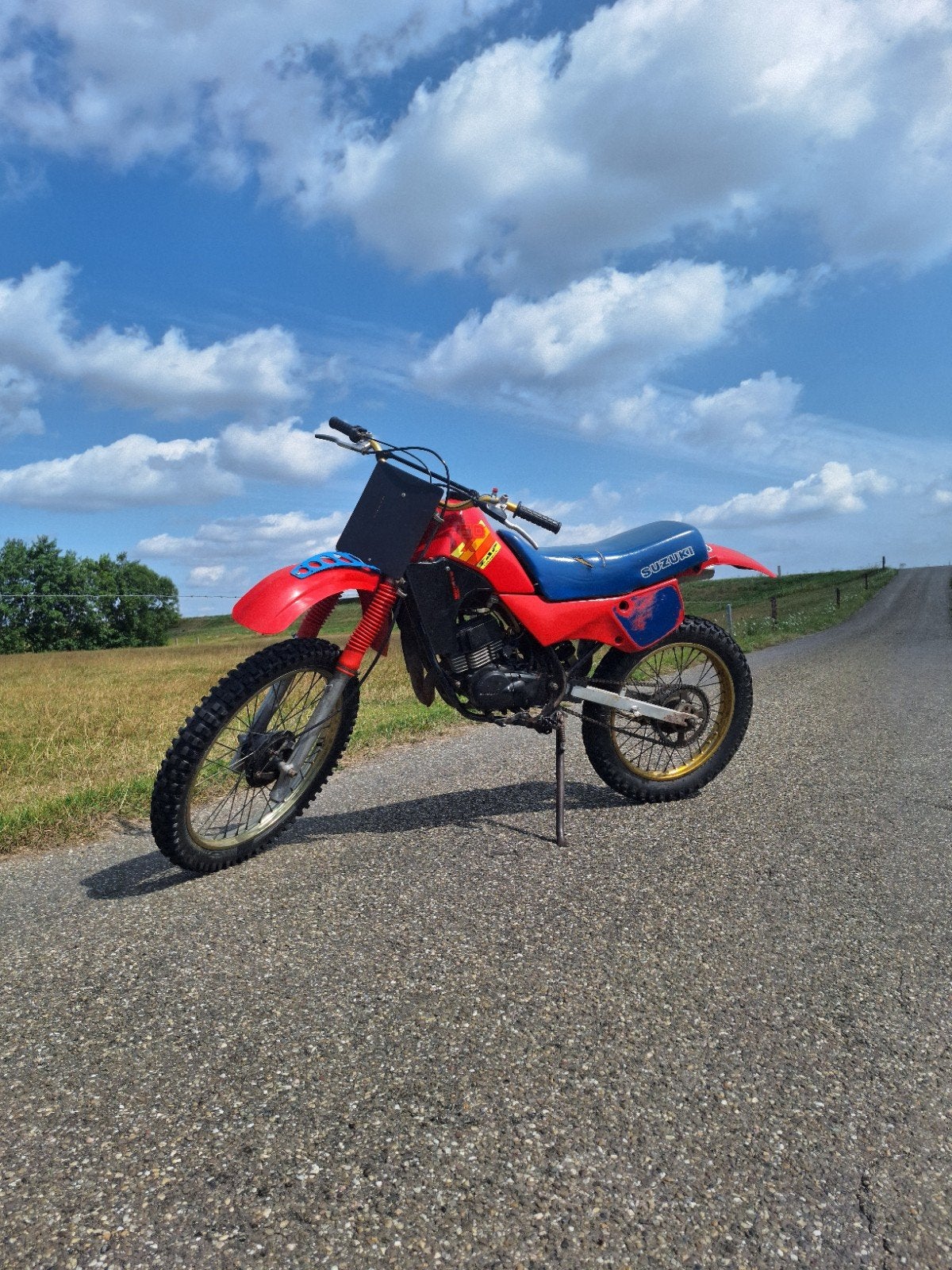 Suzuki tsx 70cc cross- /schakelbrommer, Fietsen en Brommers, Brommers | Crossbrommers, Ophalen, Gebruikt, 70 cc, 5 versnellingen