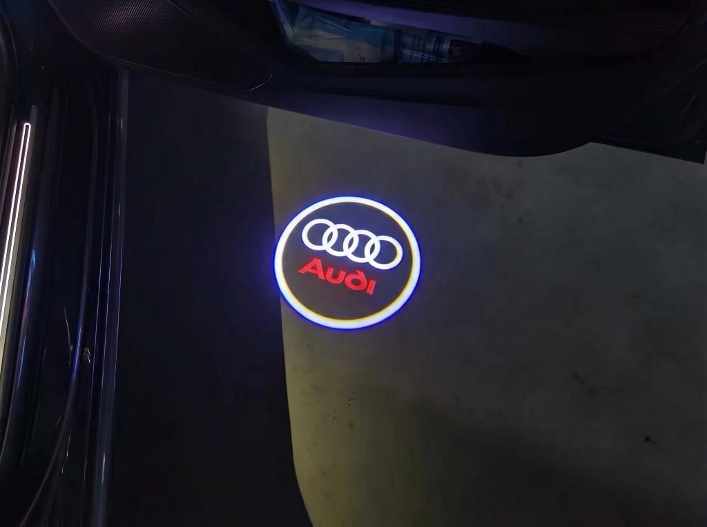 Audi Logo Deurlichten / Instapverlichting, Auto diversen, Tuning en Styling, Ophalen of Verzenden