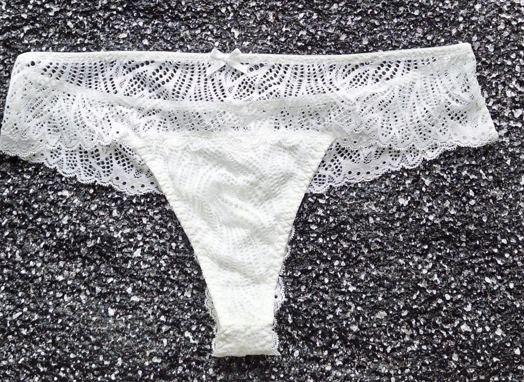 Sexy nieuwe witte string maat L van de Zeeman, Verzenden, Wit, String
