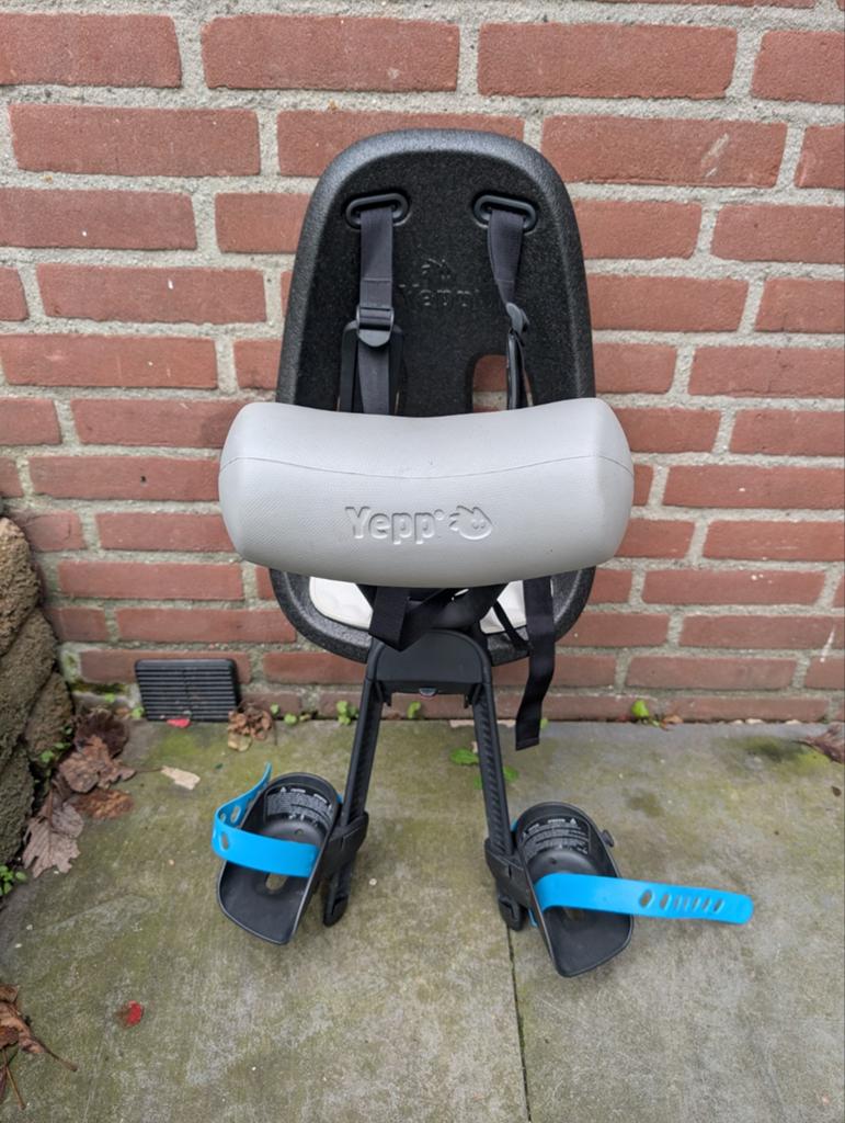 Thule Yepp mini fietszitje voor incl. slaaprol, Fietsen en Brommers, Ophalen, Gebruikt