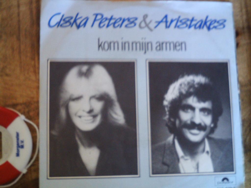 ciska peters/ aristakes - kom in mijn armen 22mei, Cd's en Dvd's, 7 inch, Ophalen of Verzenden, Nederlandstalig, Single