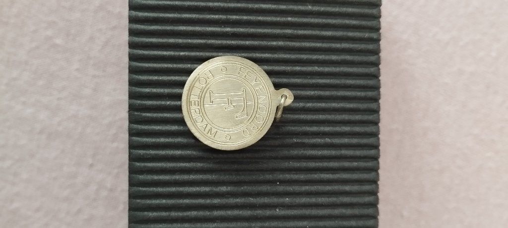 Feyenoord hanger 1993 zilver Nieuw met label doosje., Verzenden, Nieuw, Booster