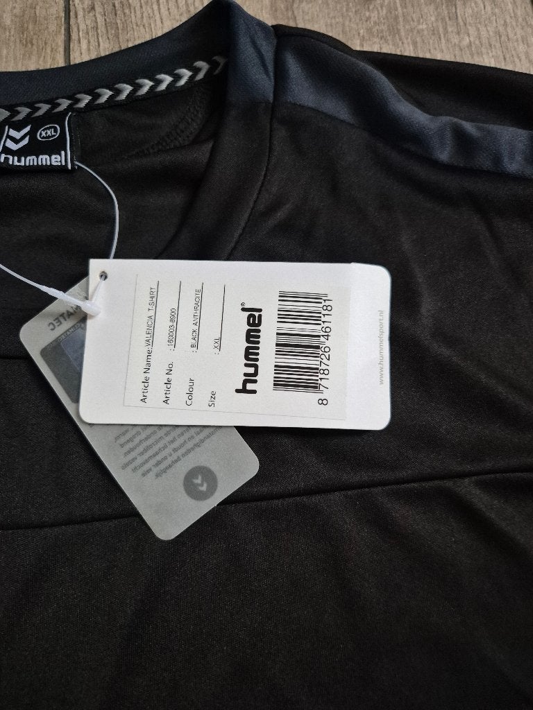 Voetbal t shirt hummel valencia xxl, Groter dan maat XL, Ophalen of Verzenden, Nieuw, Shirt