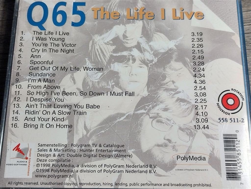 Q65 - The Life I Live, Ophalen of Verzenden, Zo goed als nieuw, Poprock