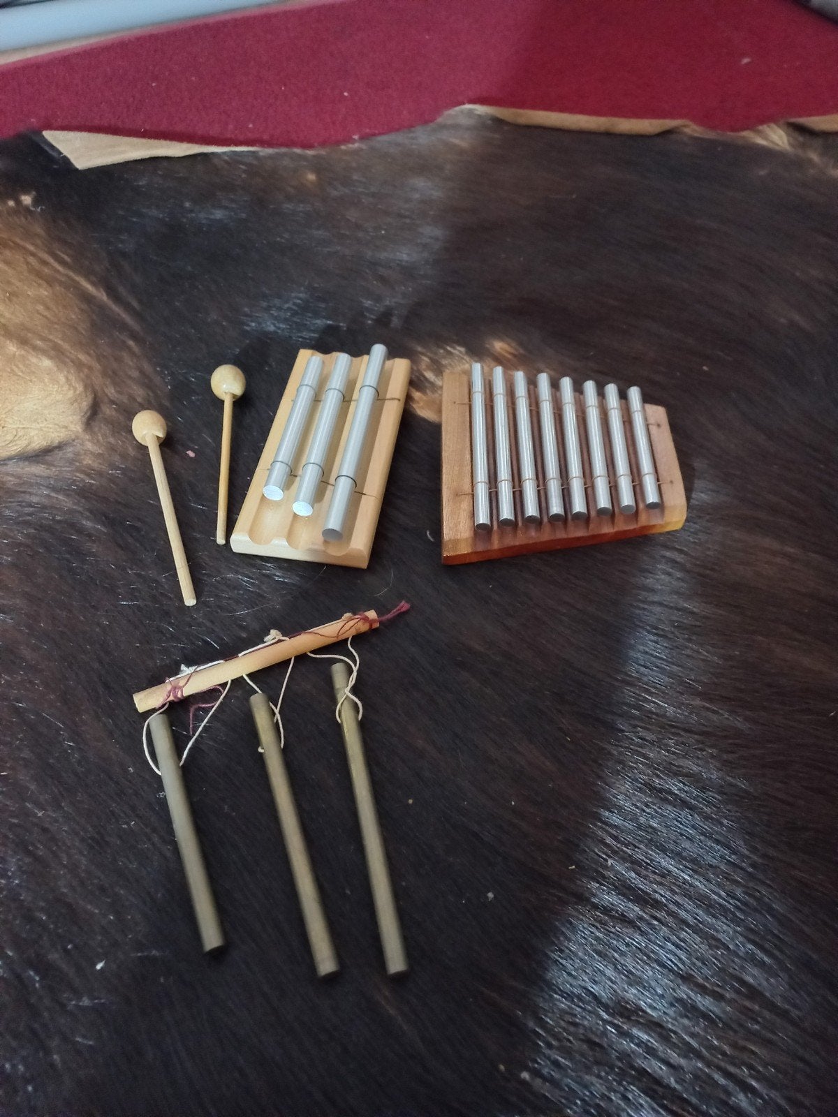 3x Klankstaven met kloppers, Muziek en Instrumenten, Percussie, Ophalen of Verzenden
