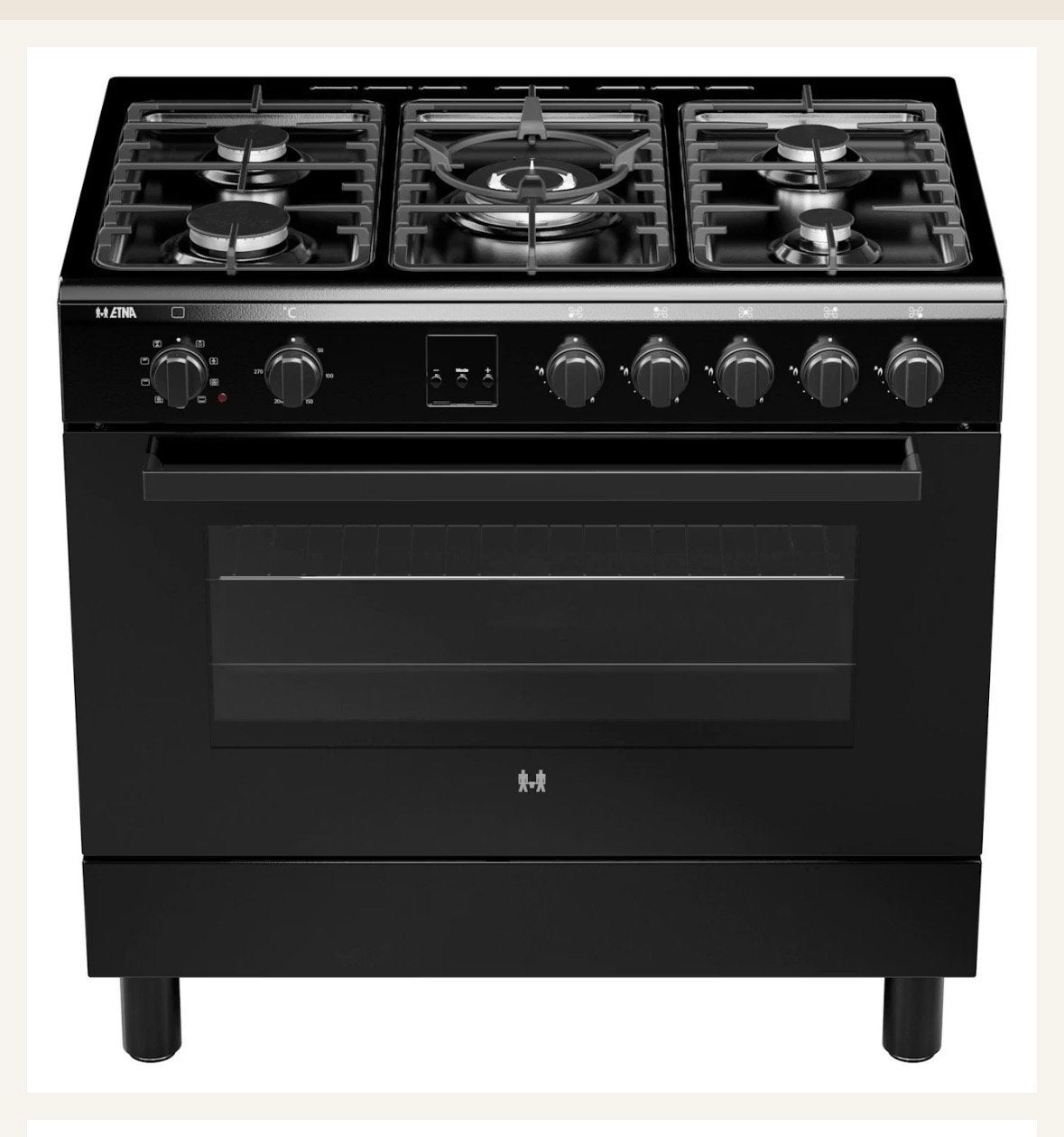 Etna FG190ZWA gasfornuis met oven, 90cm breed, Witgoed en Apparatuur, Fornuizen, Ophalen, Gebruikt, 60 cm of meer, Gas