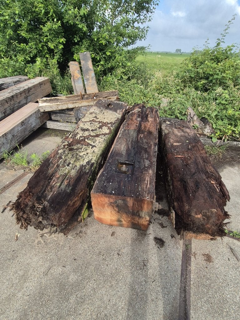 Prachtige grote Robuuste palen, Ophalen, Gebruikt, Palen, Hardhout