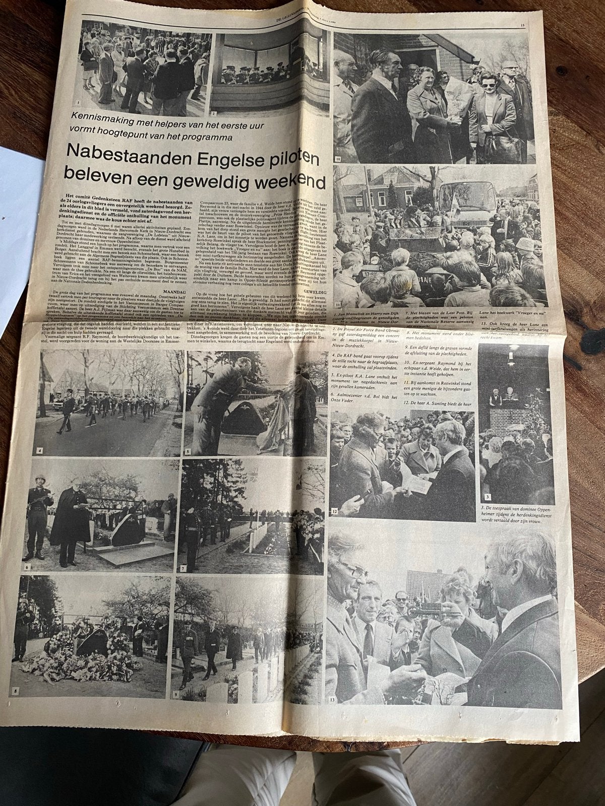 De Gezinsbode 1980: RAF-herdenking & Moederdagreclame, Verzamelen, Ophalen of Verzenden, 1980 tot heden, Nederland, Krant
