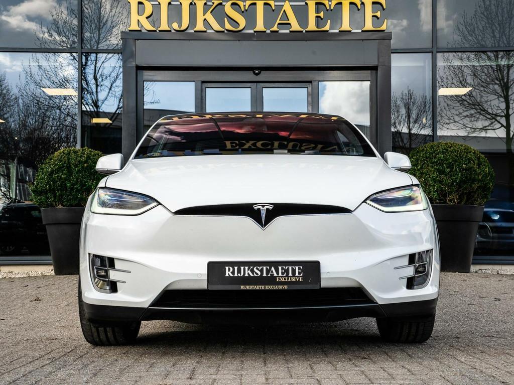 Tesla Model X 100D|AUTOPILOT|PANO|22''|360|LEDER|KEYLESS, Automaat, Model X, Gebruikt, Zwart