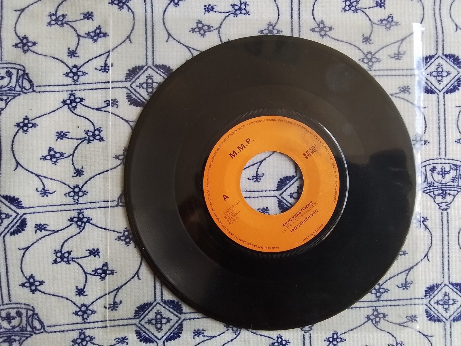Jan verhoeven           Mijn kerstwens, Ophalen of Verzenden, Zo goed als nieuw, 7 inch, Nederlandstalig