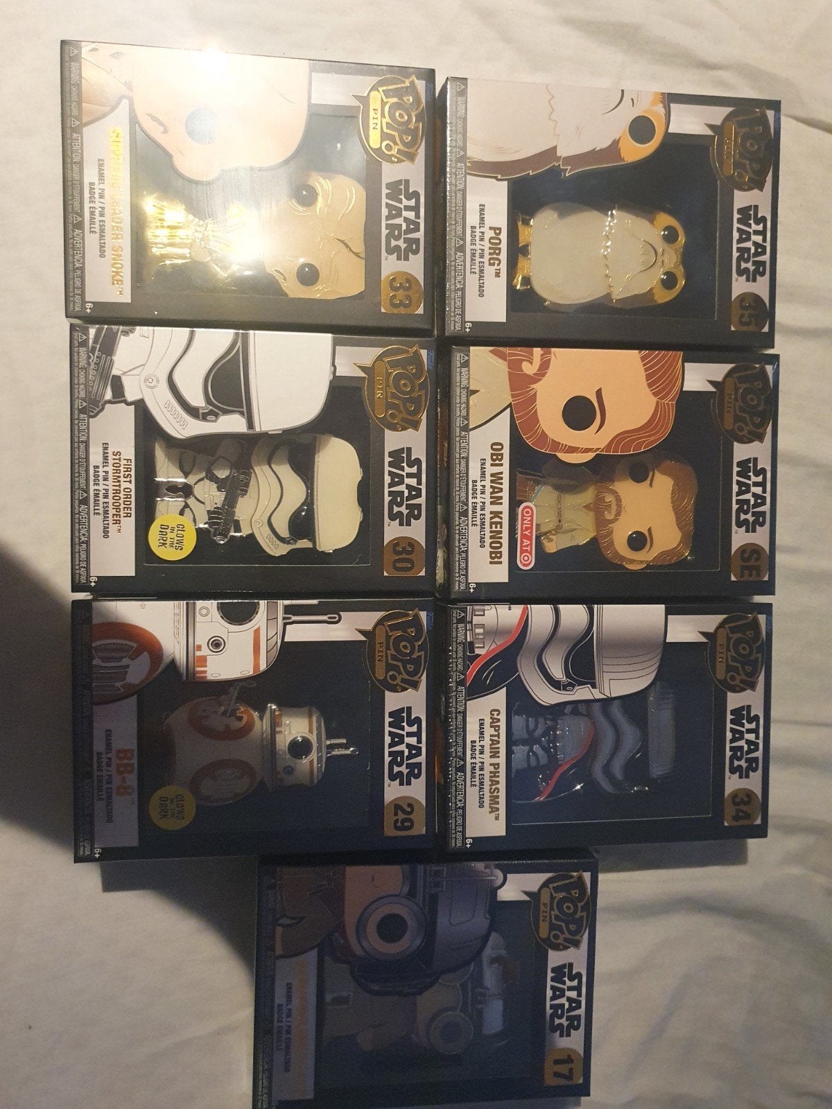 FUNKO PINS STAR WARS !!ALLEEN OPHALEN!!, Ophalen