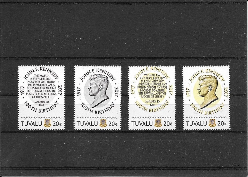 Tuvalu J.F. Kennedy, Ophalen of Verzenden, Postfris