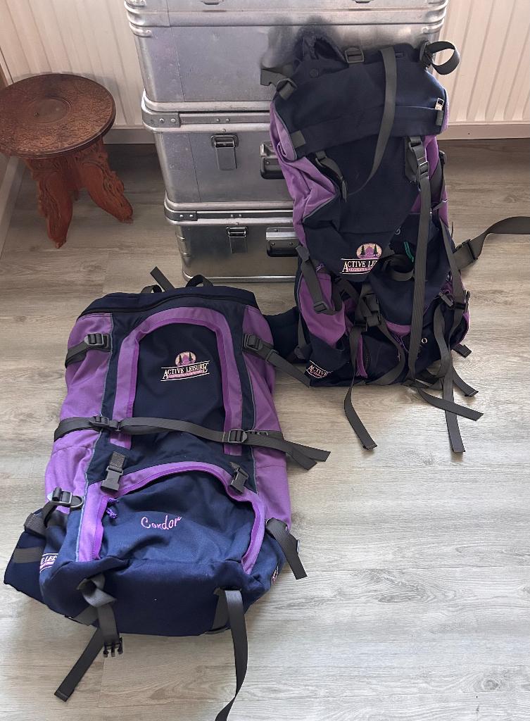 Rugzakken voor backpackers, Ophalen, Gebruikt, Rugzak