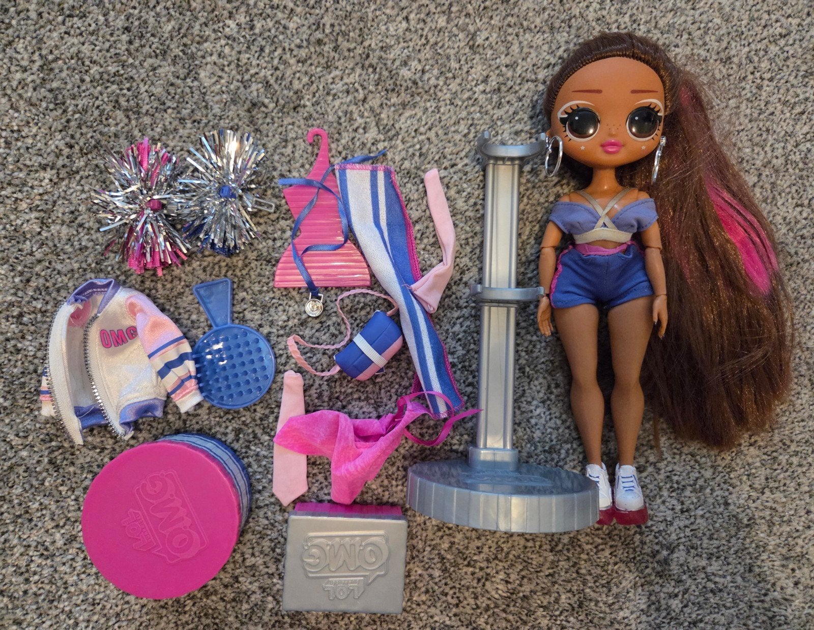 L.O.L. Surprise! O.M.G. Cheer Diva Modepop met accessoires, Ophalen of Verzenden, Zo goed als nieuw, Overige typen