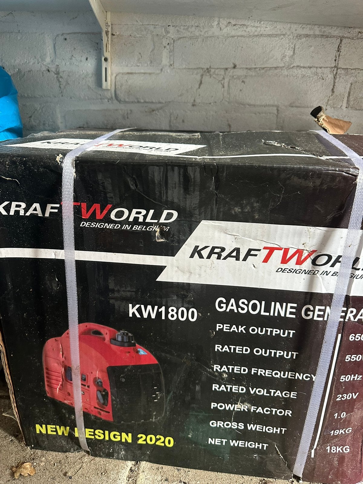 KRAFTWORLD KW1800 benzine generator, Doe-het-zelf en Verbouw, Ophalen of Verzenden, Nieuw