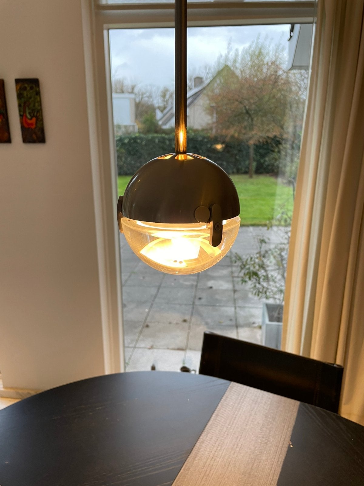 Hanglamp convivio sopratavola, Cini & Nils, Ophalen, Design, Zo goed als nieuw, Glas