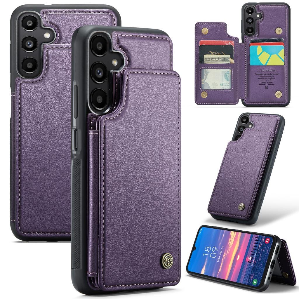 C22 Luxe Portemonnee Backcover voor Galaxy A25 _ Paars, Telecommunicatie, Mobiele telefoons | Hoesjes en Frontjes | HTC, Nieuw