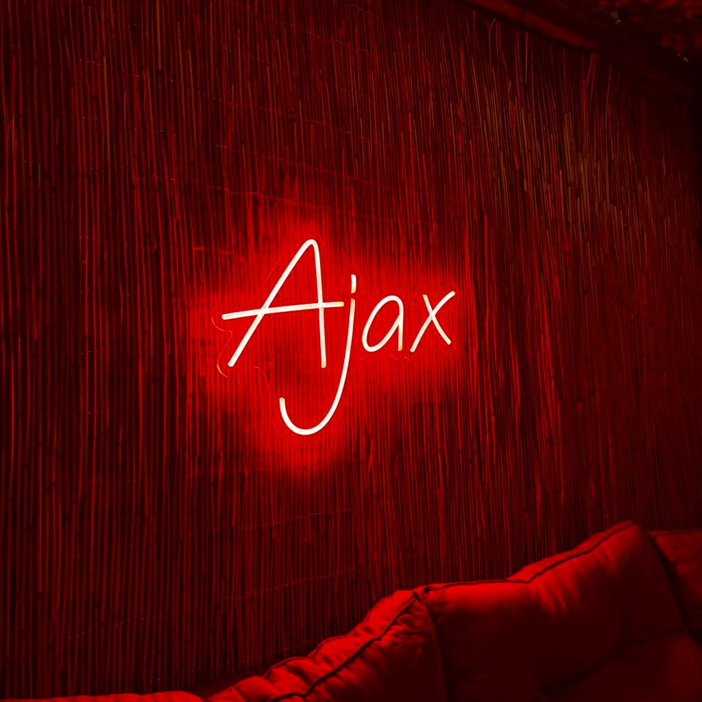 Ajax Amsterdam Neon LED bord - 60cm x 39cm, Led-lamp, Minder dan 30 watt, Nieuw, E27 (groot)