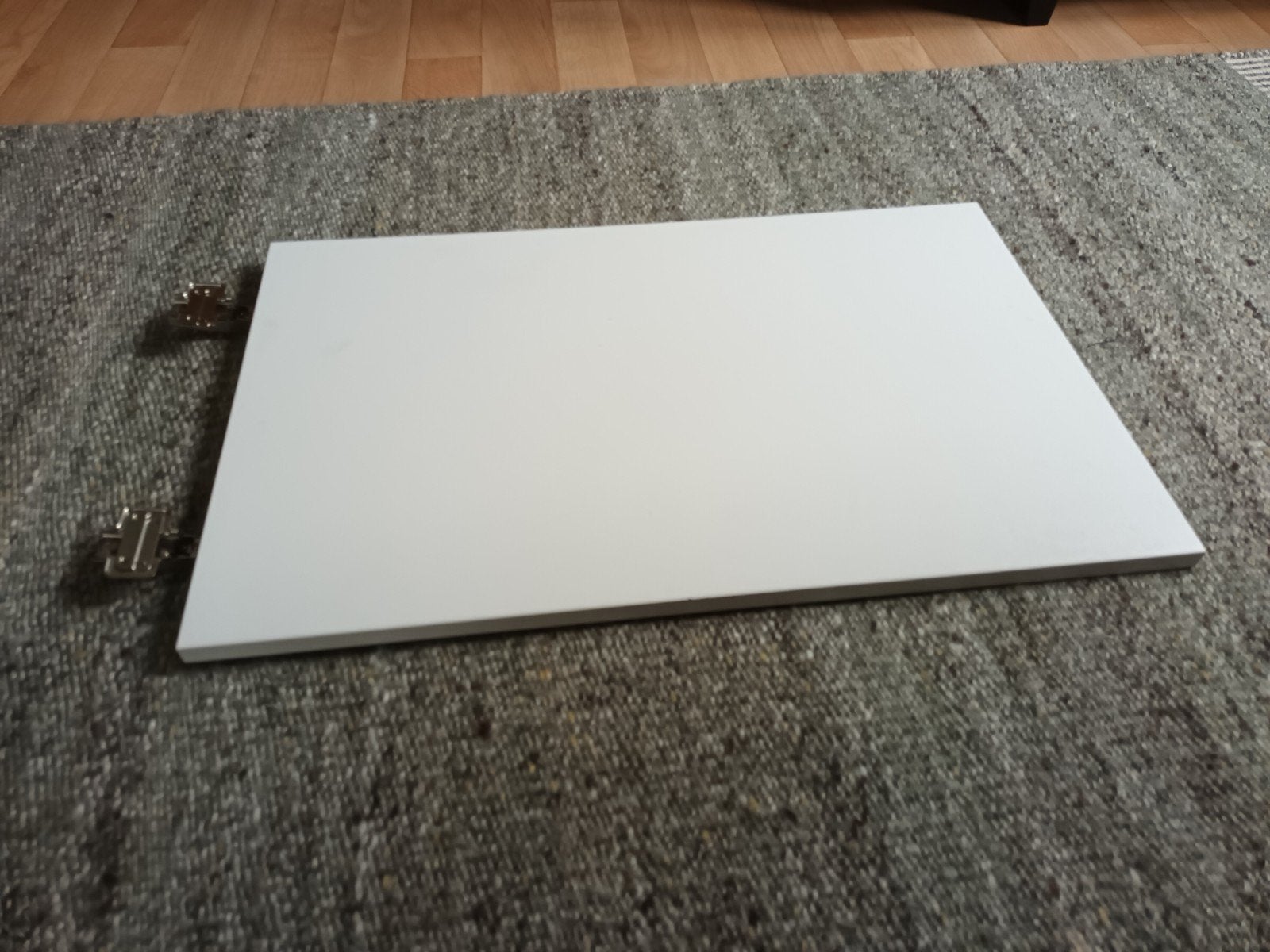 Ikea besta deurtje mat wit 38x60 cm met scharnieren deur, Gebruikt, Minder dan 25 cm, Minder dan 100 cm, Met deur(en)