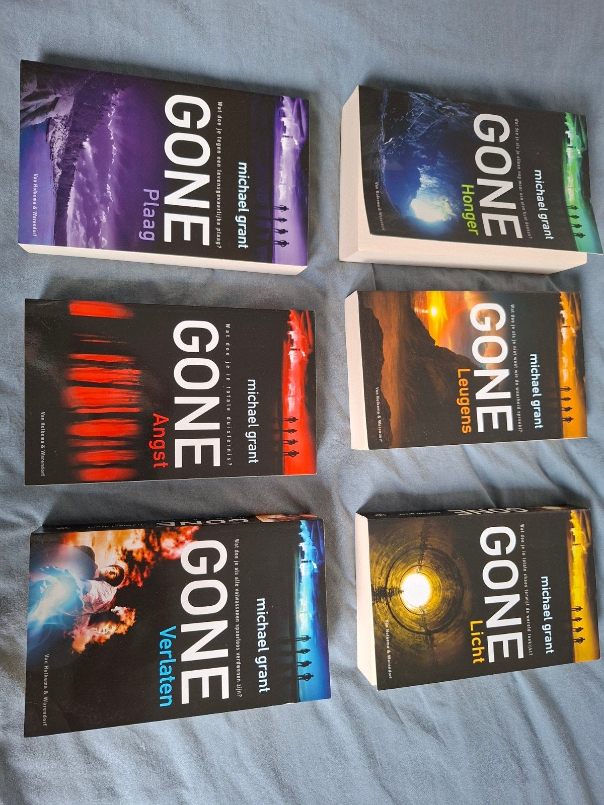 Gone-serie van Michael Grant (6 boeken), Ophalen of Verzenden, Zo goed als nieuw, Michael Grant, Nederland